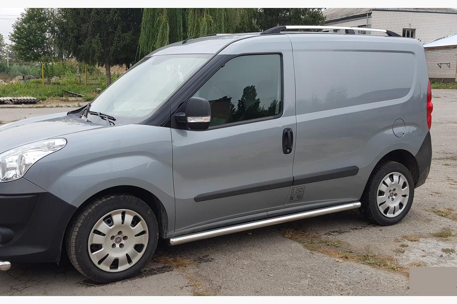Fiat Doblo II 2010–2022 Siderør (2 stk., rustfrit stål) 60 mm, standard base Foto 2