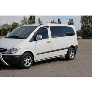 Siderør BB001 (2 stk., rustfrit stål) Mercedes Vito W639 2004–2014 foto 2