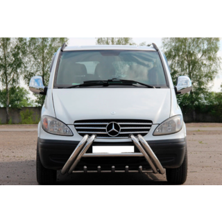 Kelebek WT011 frontbøjle (rustfrit stål) Mercedes Viano 2004–2014 foto 3
