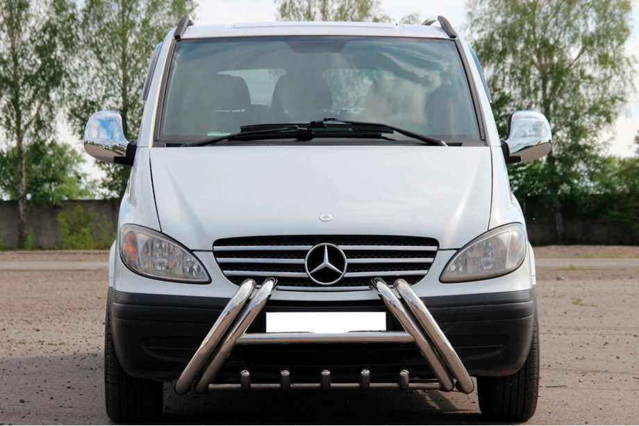 Mercedes Viano 2004–2014 Kelebek WT011 frontbøjle (rustfrit stål) Foto 3