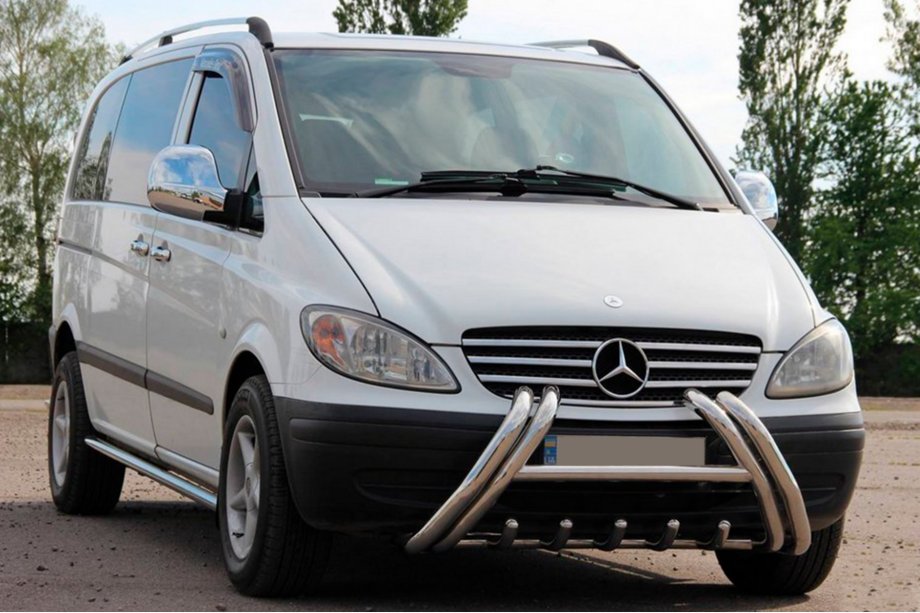 Mercedes Viano 2004–2014 Kelebek WT011 frontbøjle (rustfrit stål) Foto 1