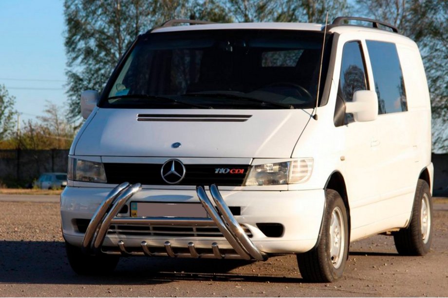 Mercedes Vito W638 1996–2003 Kelebek WT011 frontbøjle (rustfrit stål) Foto 1