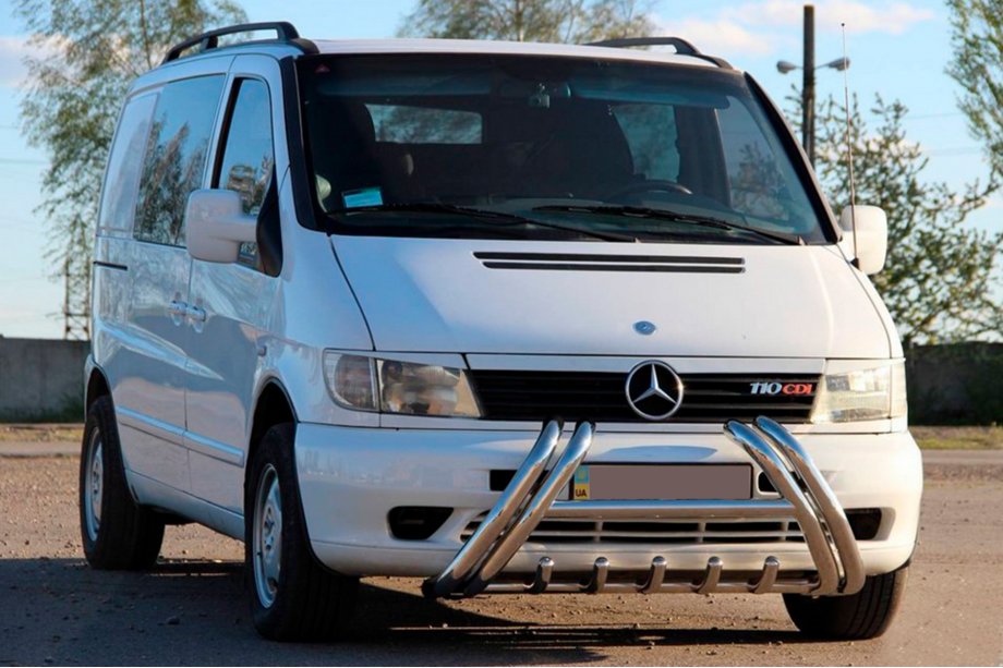 Mercedes Vito W638 1996–2003 Kelebek WT011 frontbøjle (rustfrit stål) Foto 2