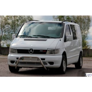 Kængurugitter WT022 (rustfrit stål) Mercedes Vito W638 1996–2003 foto 3