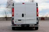 Renault Trafic 2001–2015 Bageste beskyttelsesbøjle AK003-Plus-2 (rustfrit stål) foto 2