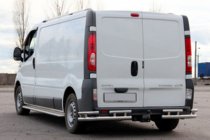 Opel Vivaro 2001–2015 Bageste beskyttelsesbøjle AK003-Plus-2 (rustfrit stål) foto 3