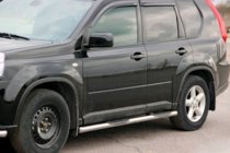 Nissan X-trail T31 2007–2014 Siderør BB002 (2 stk., rustfrit stål) foto 1