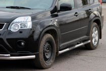Nissan X-trail T31 2007–2014 Siderør BB002 (2 stk., rustfrit stål) foto 2