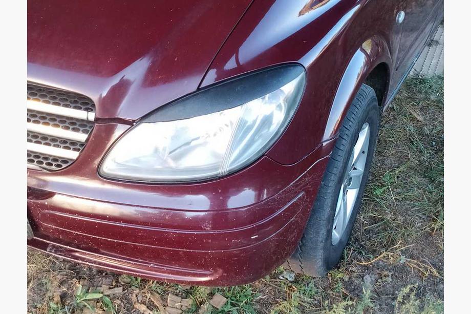 Mercedes Viano 2004–2014 Lygtevipper, lige (mat sort) Foto 5
