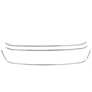 Krombeskyttelseslister til forkofanger med "smil" (3 stk., rustfrit stål) Volkswagen Amarok 2010–2022 foto 2