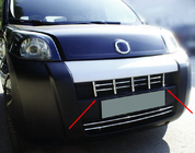 Fiat Fiorino/Qubo 2008–2024 Grilllister (13 dele, rustfrit stål) foto 1