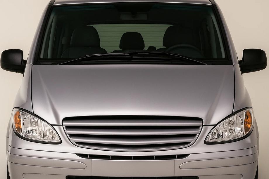 Mercedes Vito W639 2004–2014 Frontkølergrill V2 (2004-2010, til lakering) Image