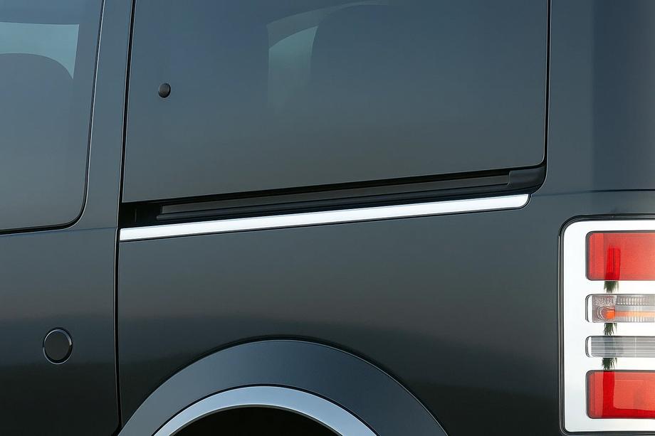 Ford Connect 2002–2006 Lister under skydedør (rustfrit stål) Image