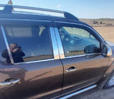 Volkswagen Amarok 2010–2022 Vindueslister (4 stk., rustfrit stål) Carmos - Tyrkisk stål foto 4