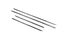 Volkswagen Amarok 2010–2022 Vindueslister (4 stk., rustfrit stål) Carmos - Tyrkisk stål foto 6