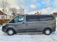 Ford Custom 2013–2022 Krom tagrælinger Kort, plastfødder foto 1