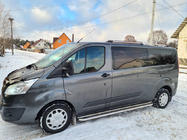 Ford Custom 2013–2022 Krom tagrælinger Kort, plastfødder foto 3