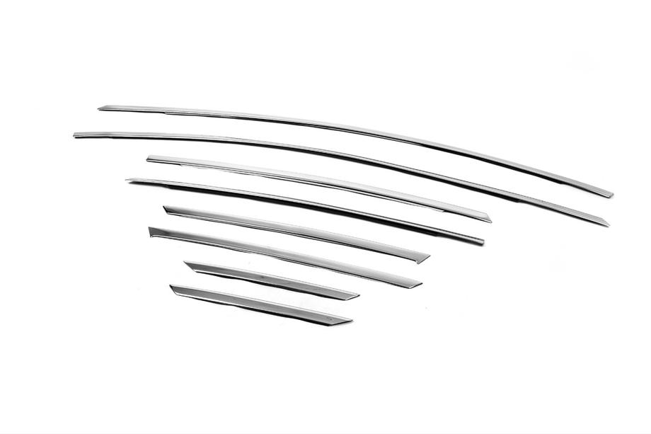Ford Focus III 2011–2017 Øvre vindueslister (8 stk., rustfrit stål) Foto 3