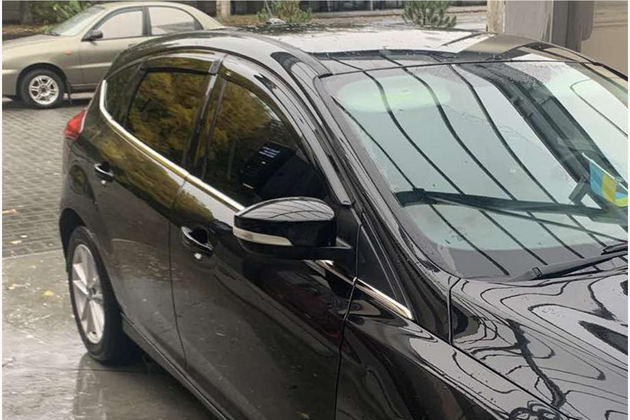 Ford Focus III 2011–2017 Nederste vindueslister (8 stk., rustfrit stål) SW, OmsaLine - Italiensk rustfrit stål Image