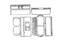 Audi A3 1996–2003 Instrumentbordbeklædning (2000-2003) Mørkt træ foto 1