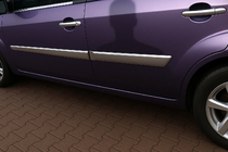 Ford Fiesta 2002–2008 Dørlister (4 stk., rustfrit stål) 2006-2008, Carmos - tyrkisk rustfrit stål foto 1