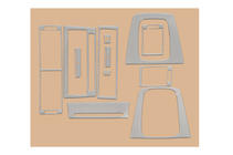 Audi A4 B6 2000–2004 Instrumentbordbeklædning Aluminium foto 3