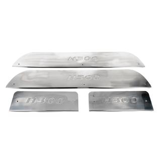 Indvendige dørtrinslister (rustfrit stål) Hyundai H300, H1, Starex 2008–2020 foto 2
