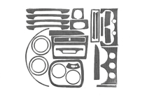 Chevrolet Aveo T200 2002–2008 Interiørpanel-lister Carbon foto 3