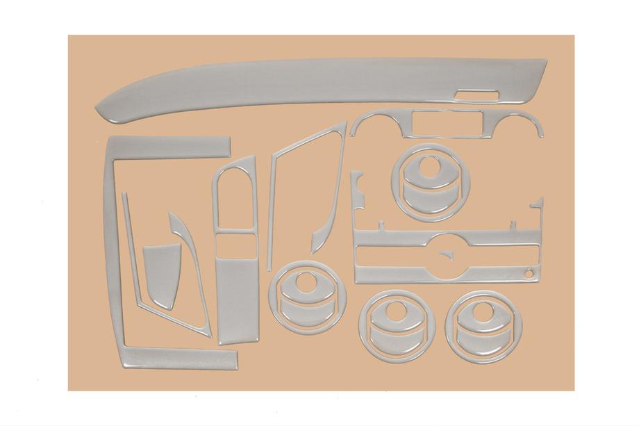 Chevrolet Aveo T250 2005–2011 Instrumentpanelbeklædninger (stort sæt) Pianolak sort Foto 2