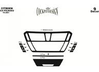 Citroen C-4 Picasso 2006–2013 Instrumentbordbeklædning Carbon foto 7