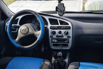 Daewoo Lanos 1998–2017 Instrumentbordbeklædning Aluminium foto 1