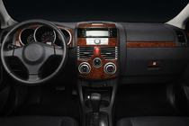 Daihatsu Terios 2006–2017 Instrumentbordbeklædning Trælook foto 1