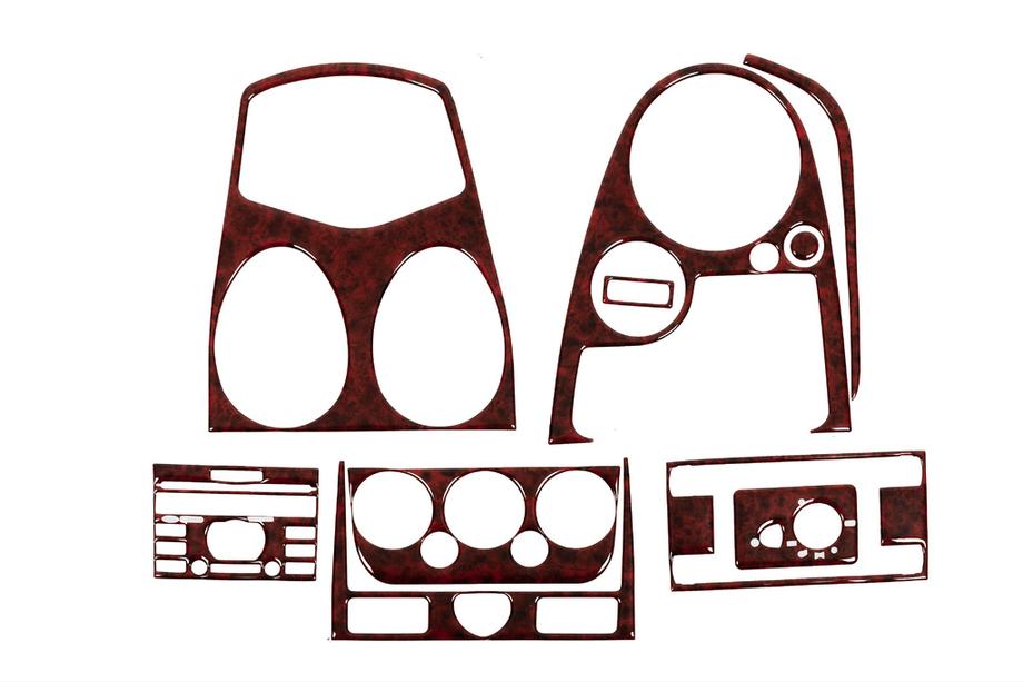 Ford Fiesta 2002–2008 Instrumentbordspanel lister (2005-2008) Carbon Image