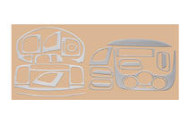 Hyundai Accent 2006–2010 Instrumentbordbeklædning Carbon foto 3
