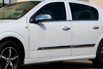 Opel Astra H 2004–2013 Dørlister (4 stk., rustfrit stål) foto 1