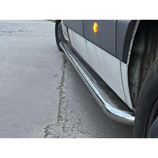 Premium sidetrin (sæt 2 stk., rustfrit stål) Opel Movano 2010–2021 foto 1