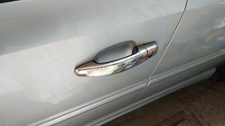 Opel Vectra C 2002–2008 Dørgrebsdæksler (4 stk., rustfrit stål) Carmos - Tyrkisk stål foto 8