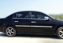 Opel Vectra C 2002–2008 Udvendige vindueslister i rustfrit stål (4 stk.) Carmos - Tyrkisk stål foto 3