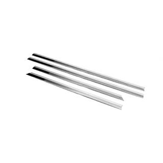 Kromafdækninger til dørlister (4 stk., rustfrit stål) foto 3