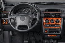 Opel Corsa B 1993–2004 Instrumentbordbeklædning Carbon foto 1