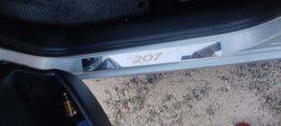 Peugeot 207 2006–2014 Dørtrinslister Carmos (4 stk., rustfrit stål) foto 5