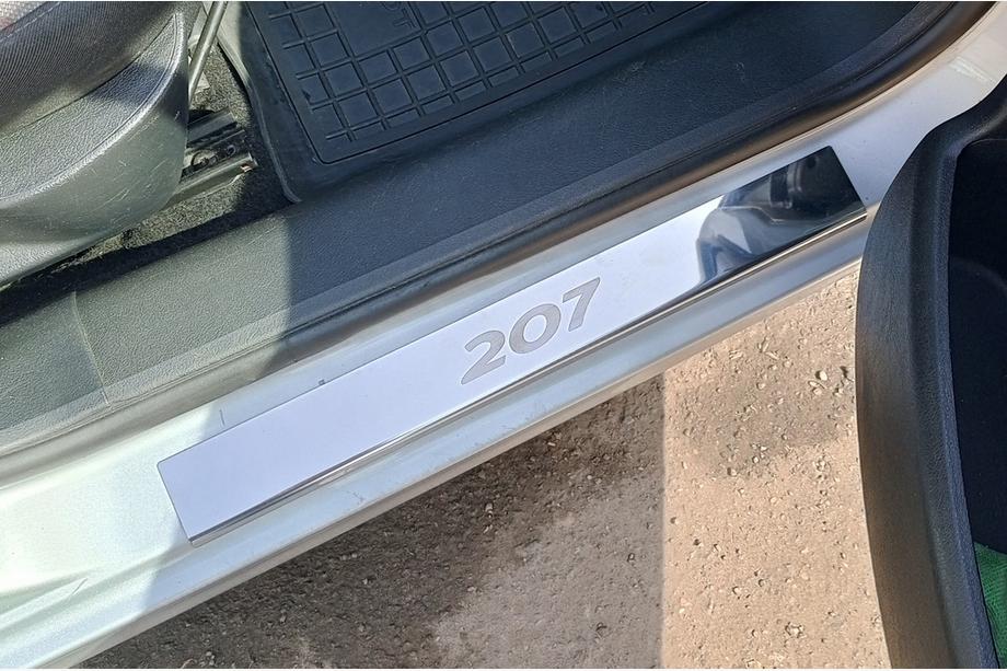 Peugeot 207 2006–2014 Dørtrinslister Carmos (4 stk., rustfrit stål) Image