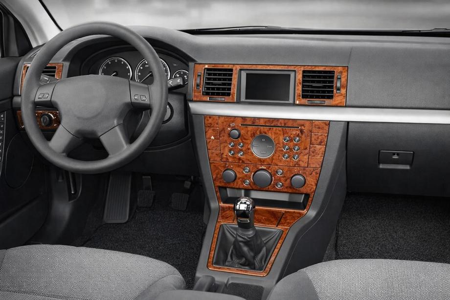 Opel Vectra C 2002–2008 Instrumentbordbeklædning Aluminium Image