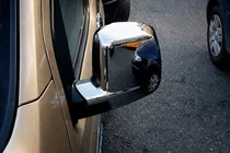 Peugeot Bipper 2008–2017 Fuld spejlkåbesæt (2 stk., rustfrit stål) foto 3