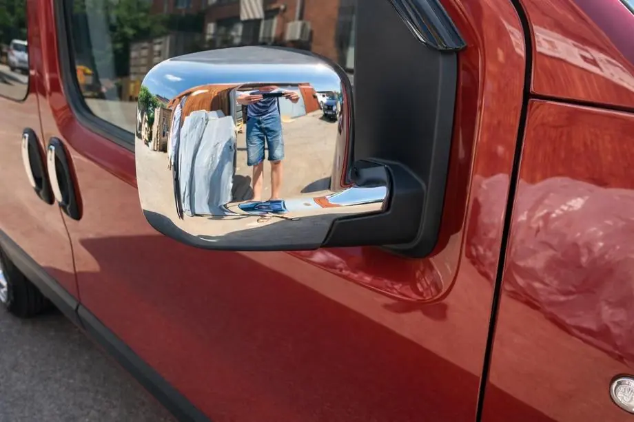 Peugeot Bipper 2008–2017 Fuld spejlkåbesæt (2 stk., rustfrit stål) Image