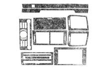Peugeot 407 2004–2011 Instrumentbrætpanel-indlæg (Kit-1) Aluminium foto 2