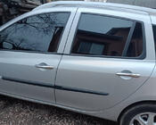 Renault Clio III 2005–2012 Dørgrebsdæksler i rustfrit stål 2 stk., Carmos – tyrkisk rustfrit stål (uden huller) foto 1