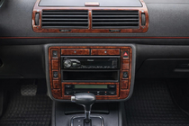 Seat Alhambra 1996–2010 Dekorativt overlæg til instrumentbræt Aluminium foto 1