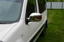 Renault Kangoo 1998–2008 Krom spejlkapper (2004-2008, 2 stk) foto 3
