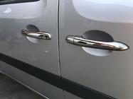 Renault Kangoo 2008–2020 Dørgrebscovers (rustfrit stål) 3 stk., Carmos - tyrkisk rustfrit stål foto 2
